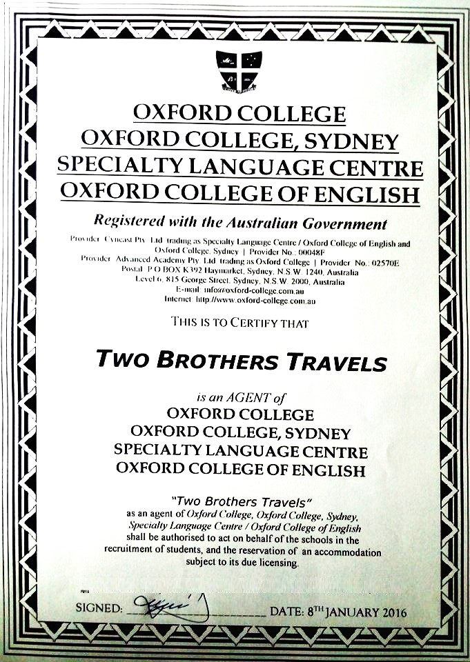 OXFORD COLLEGE AUSTRALIA